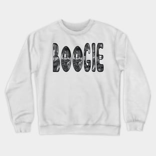 70s Silver Disco Boogie Crewneck Sweatshirt